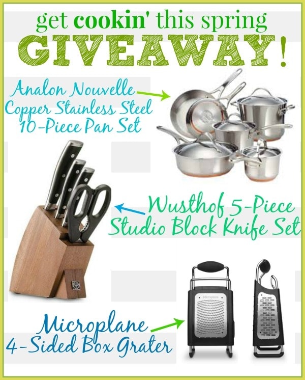 Get Cookin’ Giveaway!! ~ Win Fab Must-Haves for Spring Cooking!