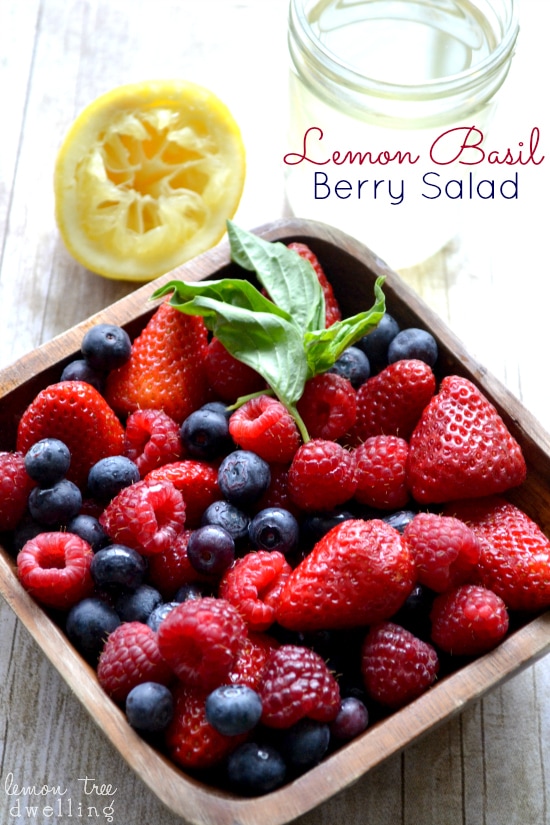 Lemon Basil Berry Salad 2