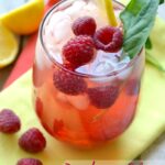 raspberry citrus green tea cooler