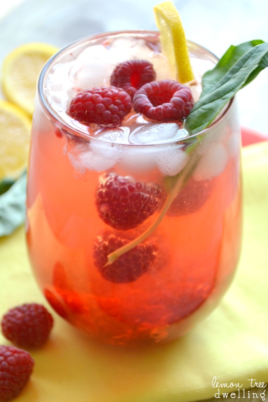 Raspberry Citrus Green Tea Cooler 3