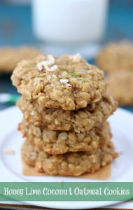 honey-lime-coconut-oatmeal-cookies