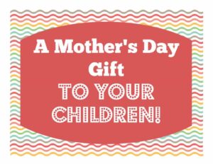Mother's day gift idea