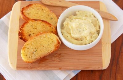 Roasted Garlic Herb Butter by www.whatscookingwithruthie.com