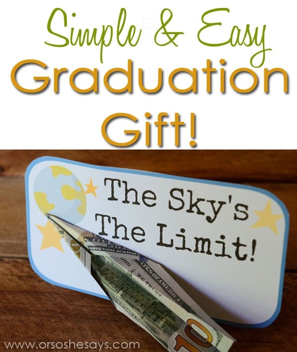 Simple and Easy Graduation Gift