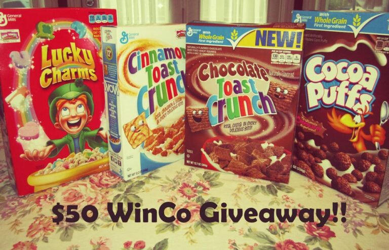Save Big and Win Big ~ $50 WinCo Giveaway!!