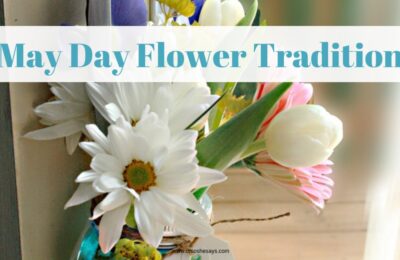 Surprise neighbors with this May Day flower tradition on www.orsoshesays.com #mayday #flowers #neighborgifts