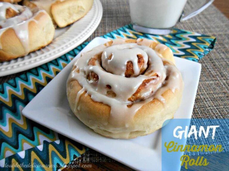 Giant Cinnamon Rolls ~ Perfect for Father’s Day! (she: Jana)
