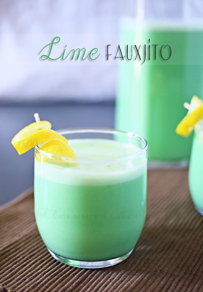 Lime Fauxjito from Gina @ Kleinworth & Co.