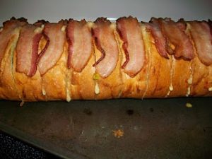 bacon swiss bread