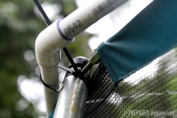 connect-pipes-tie-to-trampoline