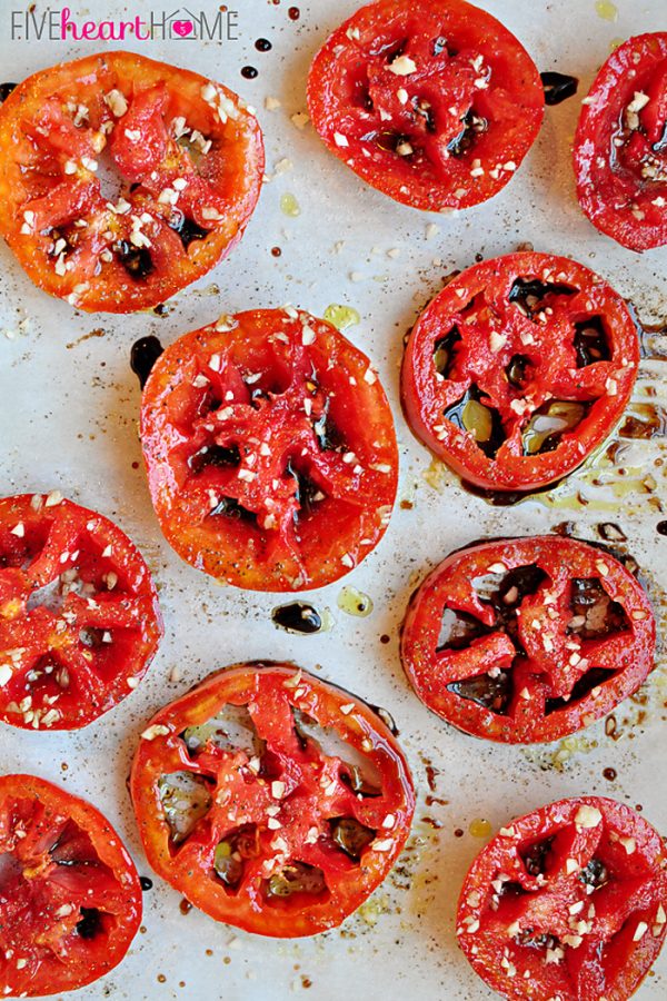 Balsamic Roasted Tomatoes She Samantha   Balsamic Roasted Tomatoes By Five Heart Home 700pxPan 600x900 