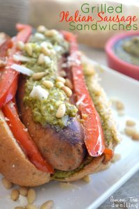 Grilled Italian Sausage Sandwiches