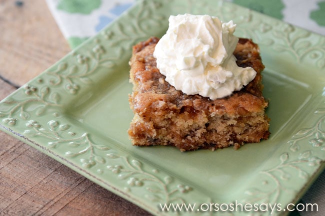 Toffee Coffee Cake