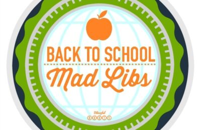back to school mad libs