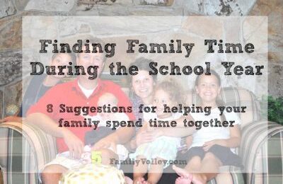 Finding family time during school