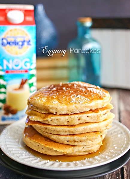 Eggnog Pancakes from Gina @ Kleinworth & Co.