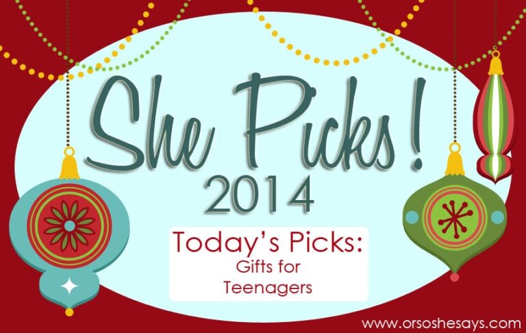 Gift Ideas for Teenagers ~ She Picks! 2014