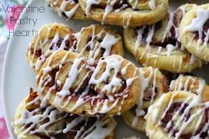 valentine pastry hearts