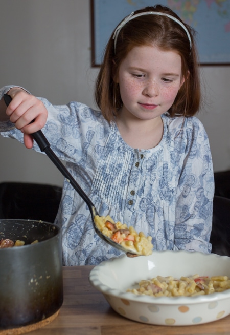Cooking with Kids - Pizza Mac 'n' Cheese