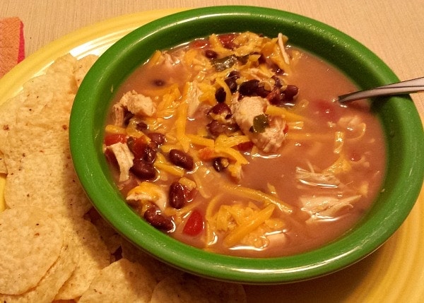 Easy Chicken Tortilla Soup - Dash of Herbs