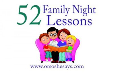 52 Family Night Lessons all in one post! www.orsoshesays.com #familynight #FHE #family