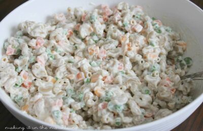 Best Ever Macaroni Salad | making it in the mountains