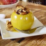 Pecan Craisin Baked apples