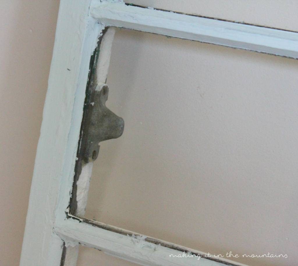 Antique Window Makeover- making it in the mountains