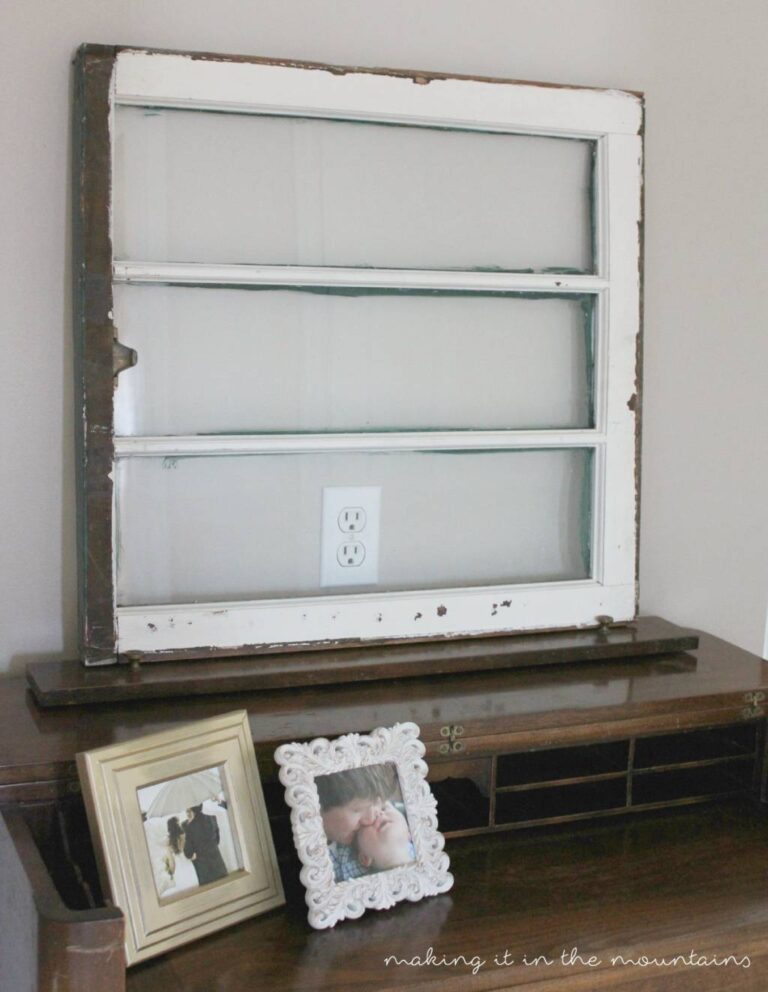 antique window makeover