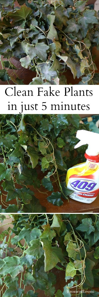 Easily clean your fake plants in 5 minutes