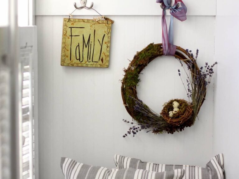 DIY spring wreath