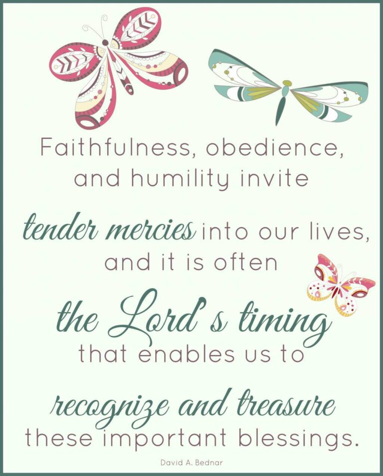 The Tender Mercies in Our Lives ~ Sunday Sunshine #7