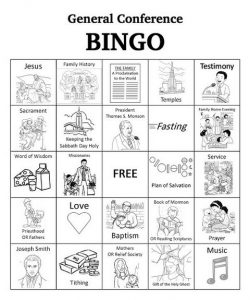 20 General Conference Activities for Toddlers and Youth - Or so she says...