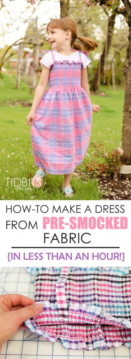 Dress From Pre-Smocked Fabric