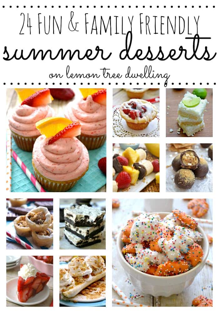 24 Summer Desserts Collage