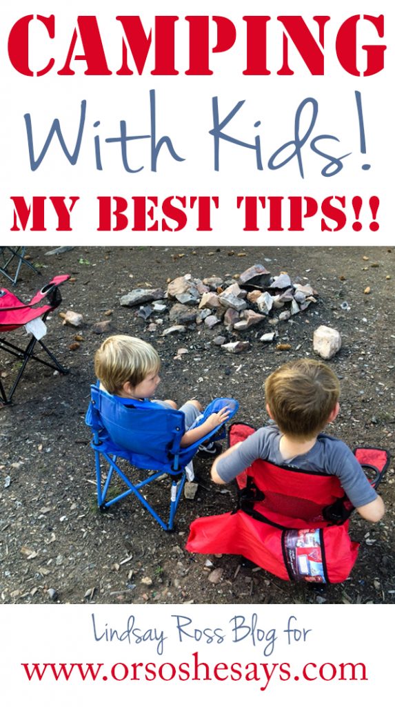 Camping With Kids ~ Killer Tips from a Camping Momma! #camping #campingwithkids #outdoors #familyfun