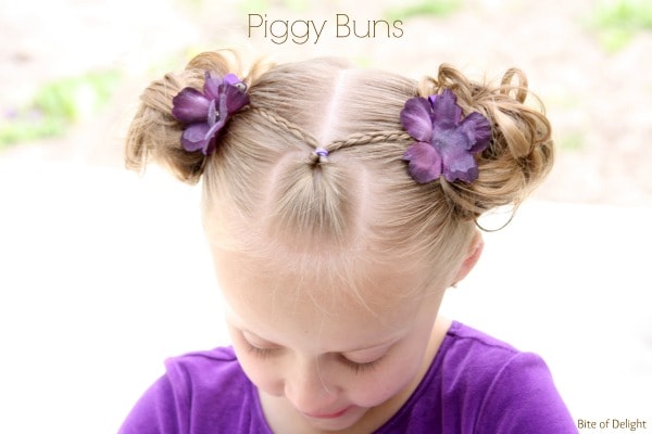These cute bun hairstyles for girls will have you running for your combs and hairspray! #cutebunhairstyles #bunhairstyles #hairstylesforgirls #ldsblogger #lds #mormonblogger #mormon www.orsoshesays.com