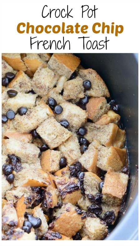 Crockpot French Toast Casserole Recipe - Camping Food Recipes