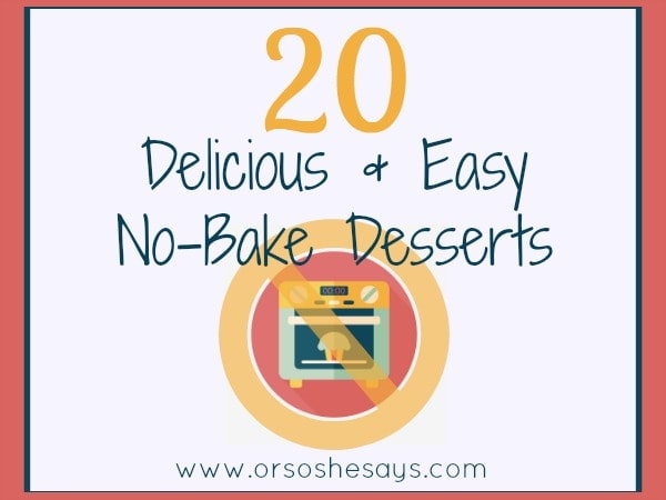 no-bake desserts