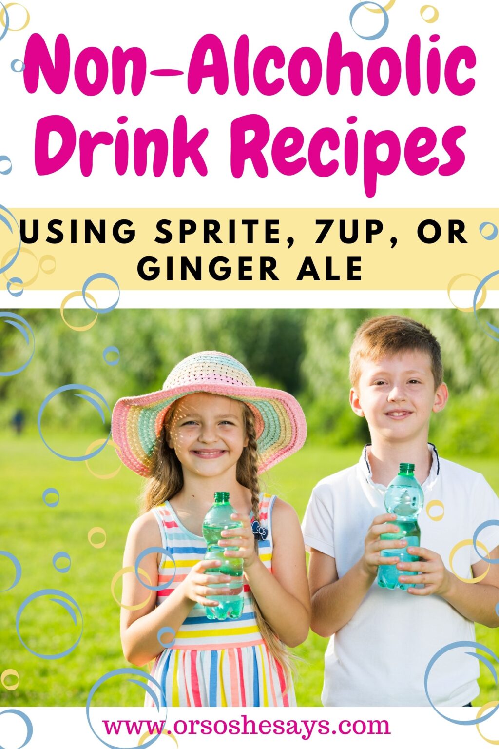 10 NonAlcoholic Drink Recipes Using Sprite, 7Up, or Ginger Ale