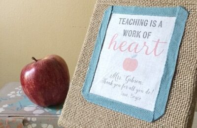 diy personalized teacher gift