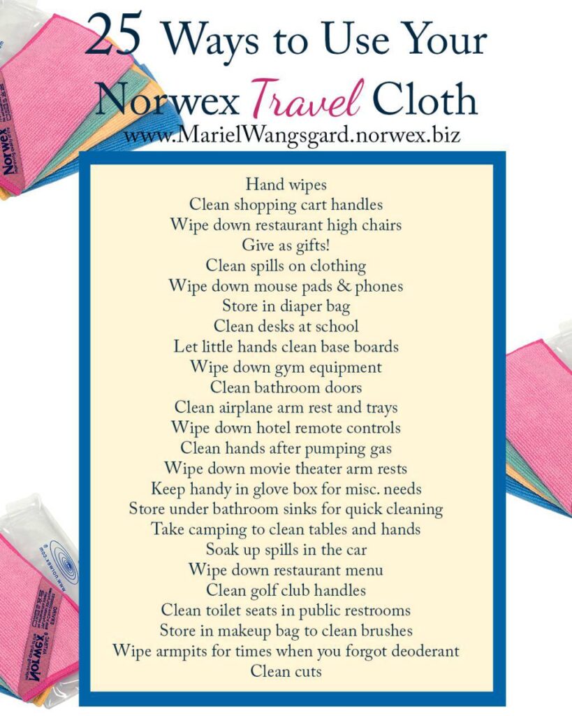 25 Ways to Use Travel Cloth