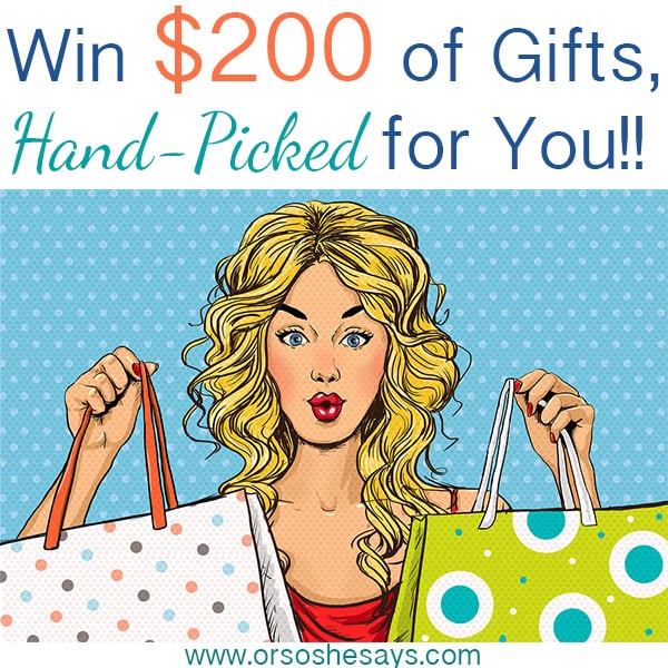 Win $200 of Hand Picked Gifts