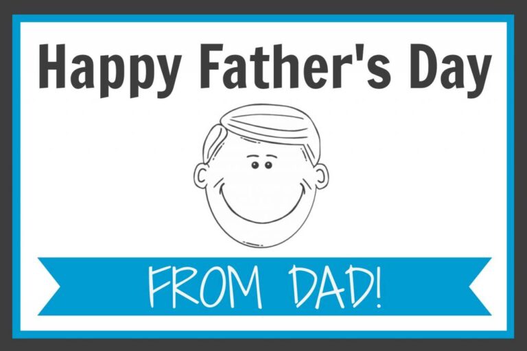 father's day from dad