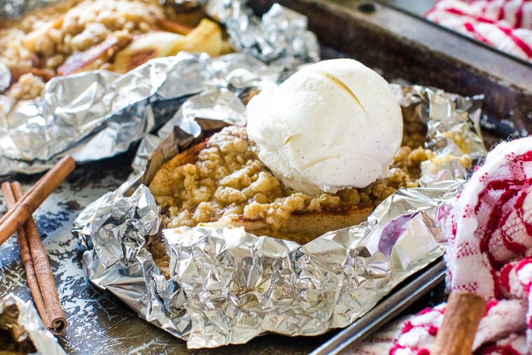 tin foil dessert