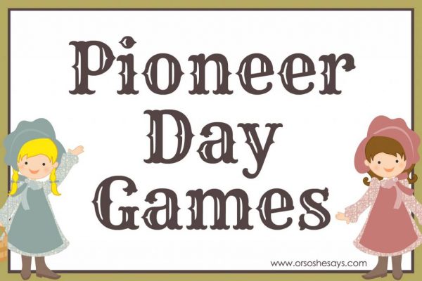 Pioneer Day Activities for Primary ~ Lesson & Activities! - Or so she ...