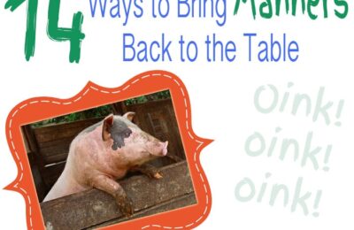 Teaching Table Manners to Kids!