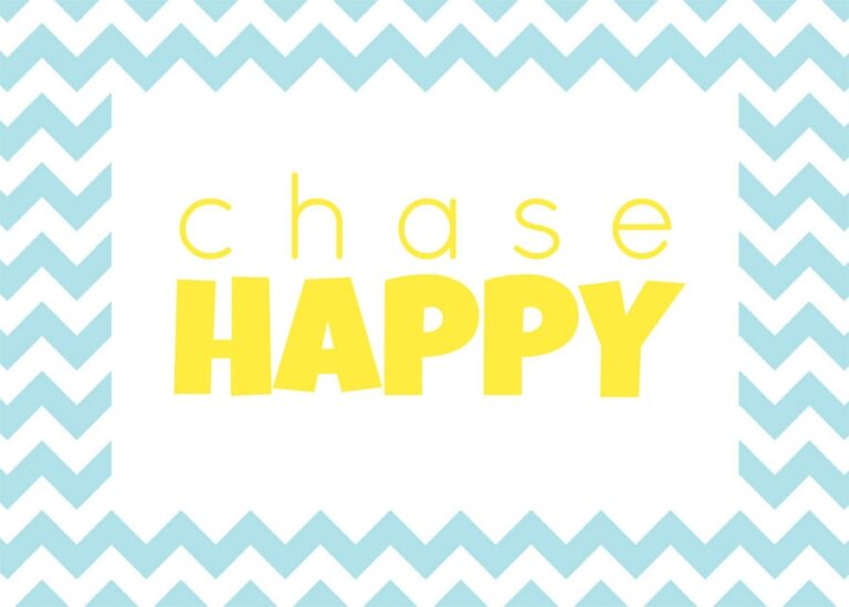 Chase Happy – Tips for Overcoming a Tough Time (she: Becky)