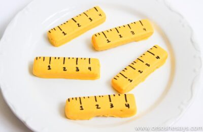 ruler cookies