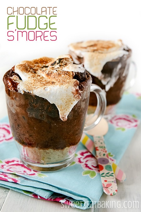 Chocolate Fudge S'mores by Sweet2EatBaking.com